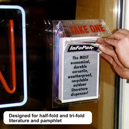 InFoPaK JR.- Half-Fold or Tri-Fold size outdoor literature holder