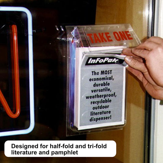 InFoPaK JR.- Half-Fold or Tri-Fold size outdoor literature holder