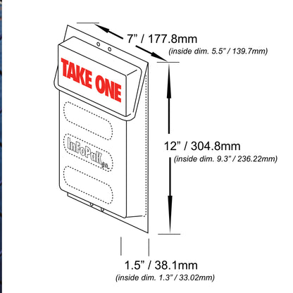 InFoPaK JR.- Half-Fold or Tri-Fold size outdoor literature holder